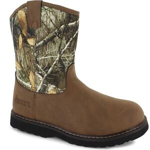 Rocky Unisex' Tan and Camo Outdoor Boots Size 7